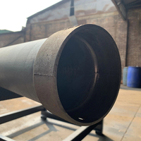 Tuyau d'eau en fonte ductile DN100-2000mm le plus populaire, revêtu de zinc et peint au bitume, pour le réseau d'eau potable municipal