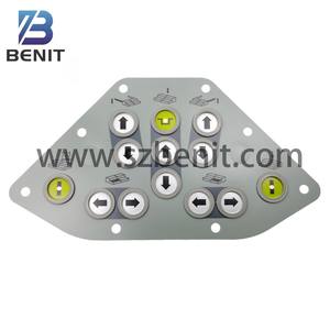 Produit chaud asphalte finisseur pièces console principale bouton panneau film autocollant ancienne génération avec autocollants avec anneaux cercles - Product Image 4