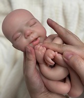 Poupées Reborn LouLou en silicone souple de 13 pouces, personnalisation du sexe et de la coiffure, jouets de poupées simulant des nourrissons prématurés