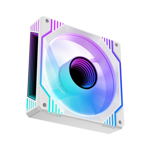 Lovingcool 12V ARGB RGB PC Cooler Conector de 4 pines <span class=keywords><strong>CPU</strong></span> <span class=keywords><strong>Gaming</strong></span> Control de velocidad Ventilador de refrigeración de 3 pines Radiador para caja de PC - Product Image 3
