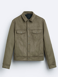 Nuova Giacca di Lusso in Camoscio Personalizzata di Alta Qualità, Due Colori, Giacca da <span class=keywords><strong>Uomo</strong></span> Bestseller - Product Image 3