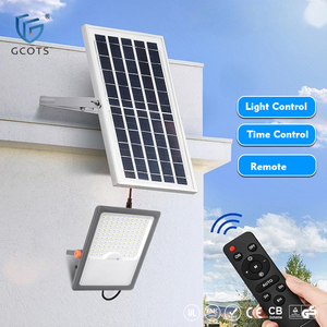 100W 200W 300W 400W Outdoor Solar Powered LED <b>Flood</b> <b>Light</b> with Battery 1820lm IP65 ABS Garden Camping Emergency - Product Image 1