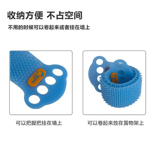 Bu Shang Silicone Back Scrubber Towel Wear Resistant For Bath Exfoliating Tools - Product Image 4