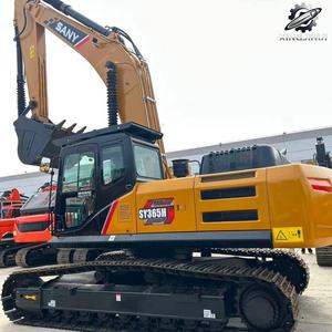 Excavadora de cadenas Sany365H usada, 36 toneladas, cucharón de 2m³, marca china original, excavadora grande para construcción, pocas horas, buen estado. - Product Image 2