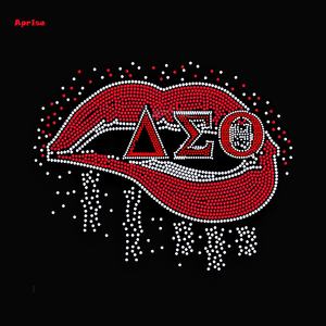 Diamantes de Imitación con Diseño de Corazón y Labios, Adornos Planos para Camisetas, Precio de Fábrica al por Mayor - Product Image 1