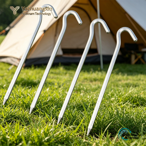 Industrial Grade Aluminum Alloy <b>Tent</b> <b>Peg</b> Outdoor Camping Windproof Fixed Galvanized Hexagonal All Seasons - Product Image 5