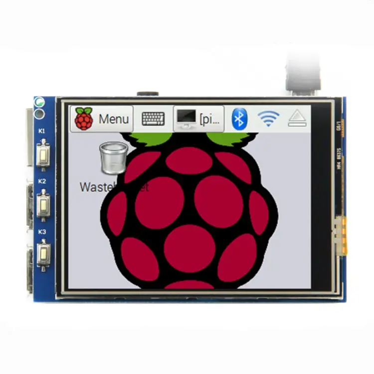 Raspberry Pi 3 3.5 inch LCD Raspberry Pi 2 Mô-đun Hiển Thị 320X480 Cảm Ứng Độ Phân Giải LCD Hỗ Trợ Màn Hình Cho Raspberry Pi B +