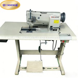 YS-4420 High Value Double Needles Making Heavy Duty Complete Straight Industrial Sewing Machine with Table - Product Image 1