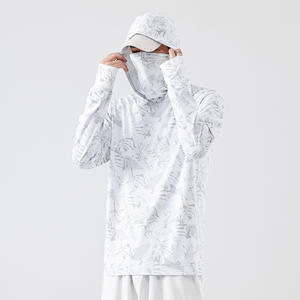 Camisa de pesca de manga larga personalizada de fábrica Upf 50 + ropa de secado rápido con capucha adultos camisas hombre - Product Image 4