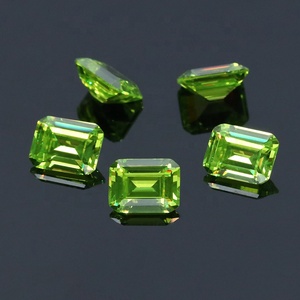 Piedras Sueltas de Circonia Cúbica Octogonal Multicolor de 5x3 a 14x10 mm, Color Verde Café, Rhdolite, Tanzanita, Aguamarina, Corte <span class=keywords><strong>Esmeralda</strong></span> - Product Image 2