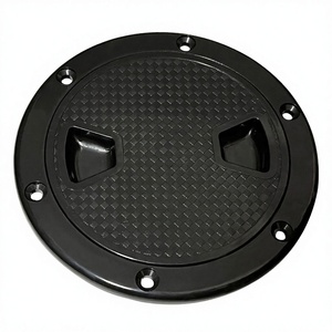 ABS Plastic Marine Round Non Inspection Hatch Deck Plate Detachable Cover 5 Inch Ship <b>Yacht</b> Boat Hardware Accessories ABS - Product Image 5