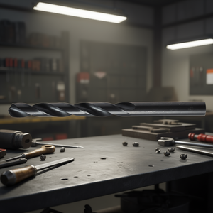 Broca helicoidal HSS de 1.6 mm, 43 mm de longitud, serie corta negra para máquinas herramienta - Product Image 3