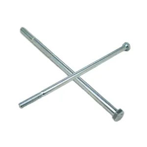 OEM Custom Non-standard M8 M10 Galvanized Bolts Fasteners Stainless Steel Hexagon Head Long Bolt For Electric Machinery