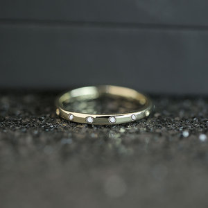 Anello Minimalista da Donna per il Dito Mignolo, Gioielli Scintillanti alla Moda, Vendita all'Ingrosso - Product Image 2