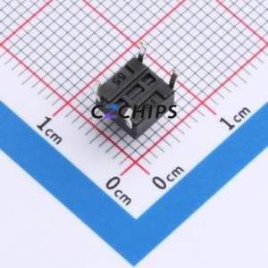 J1L0603110 Tactile Switch Through hole Component (THT)-4P,6x6mm Switch Single Pole Single Throw Round Button 2.6N Through Hole - Product Image 2