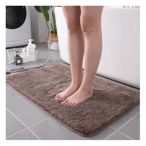 Thickened non slip floor mat for bathroom Absorbent carpet Custom size and color rug