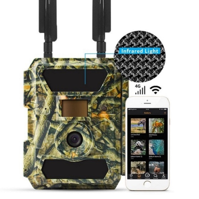 24MP Scouting Trail Solar Powered Wildlife Thermal Outdoor Time Lapse Camera