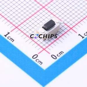 TL3330AF260QG Tactile Switch SMD Switch Single Pole Single Throw Rectangle Button 2.6N Horizontal Mount - Product Image 1