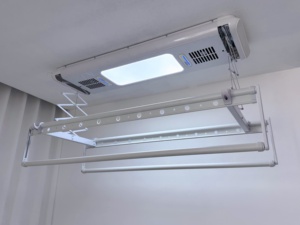 Smart Lighting Height-Adjustable Disinfecting Air-<b>Drying</b> Remote-Controlled Voice-Activated Electric <b>Clothes</b> <b>Drying</b> <b>Rack</b> - Product Image 1
