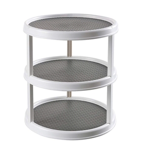 Organizzatore di spezie da cucina rotante rotondo a 3 livelli <span class=keywords><strong>Lazy</strong></span> <span class=keywords><strong>Susan</strong></span> giradischi Storage Rack - Product Image 4