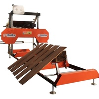 Scie à ruban professionnelle 15 CV pour le travail du bois, scierie diesel portable, scierie mobile à vendre