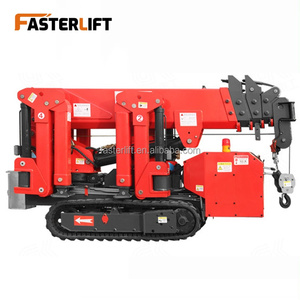 पोर्टेबल मिनी क्रेन स्पाइडर निर्माण क्रॉलर इंजन मोटर पंप गियरबॉक्स मिनी चलती क्रेन - Product Image 4