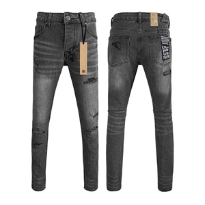 Pantaloni da uomo di lusso Hip Hop Jeans pantaloni in <span class=keywords><strong>Denim</strong></span> in <span class=keywords><strong>Denim</strong></span> Y2K Higah design di <span class=keywords><strong>marca</strong></span> Ksubis Jeans Denimes - Product Image 6