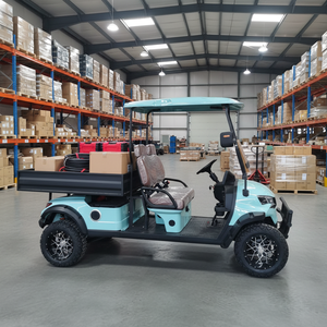 Nouvelle voiturette de <span class=keywords><strong>golf</strong></span> électrique tout-terrain à deux places avec moteur 48V 5KW, suspension surélevée, construction en acier pour le <span class=keywords><strong>golf</strong></span> - Product Image 1