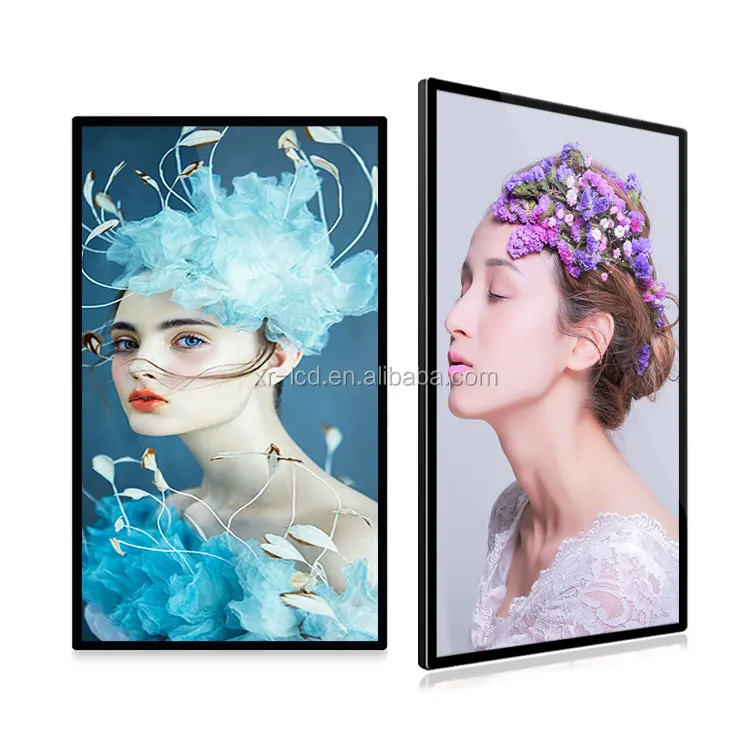 32 Inch Wandmontage Ad Spelers Wifi Monitor Tv Digital Signage Reclame Lcd Display