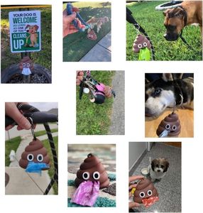 <b>Silicone</b> Poop Bag Dispenser with Novelty Style Durable and Funny Dog Waste Management <b>Tool</b> - Product Image 6