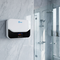 Chauffe-eau instantané électrique intelligent à faible consommation, personnalisé, pour cuisine, sous comptoir, sans réservoir, pour douche, type Geyser