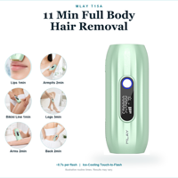 Appareil d'épilation au laser IPL à refroidissement par glace, professionnel, pour usage domestique, sans douleur, pour femmes et hommes, visage et corps