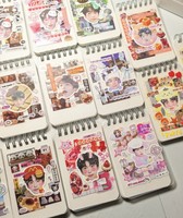 Carnet A7 vierge en plastique souple, personnalisable, avec couverture transparente, pratique et de poche
