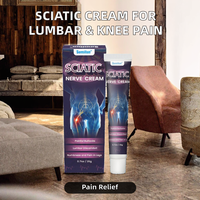 Crème pour le nerf sciatique pour l'approvisionnement en soins de santé transfrontalier, efficace pour traiter les douleurs liées aux disques lombaires et aux gonflements du genou, en matériau plastique