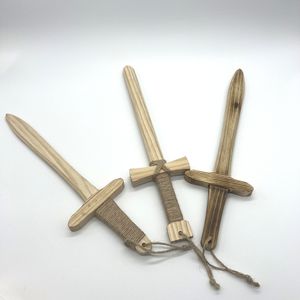 Hafif çocuk kılıç oyuncak komik ahşap kılıç güvenli ahşap açık oyun kılıç - Product Image 2