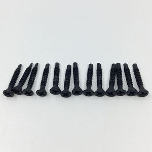 M3.5*25 35 Drywall Screws Black Phosphated Carbon Steel Coarse Thread Sink Head High Strength Gypsum Board <b>Fasteners</b> - Product Image 2