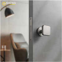 Poignée de porte invisible EADER, design de bouton de porte, style rétro, simple, en alliage de zinc, poignée de porte intérieure