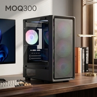 Boîtier PC Gaming ATX Full Tower en Maille d'Acier à Prix de Gros avec Fenêtre Latérale, Châssis de Bureau OEM en Stock