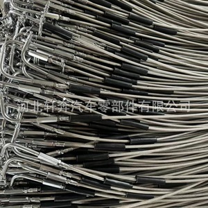 Kit de câble d'accélérateur Harley-Davidson en acier inoxydable de 44 pouces pour guidons de 16 à 18 pouces 56579-02A - Product Image 2