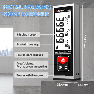 เครื่องวัดระยะแบบเลเซอร์ใช้ในบ้าน SW-BT เครื่องเรนจ์ไฟเออร์ขนาดเล็กพร้อมมุมดิจิตอลแบบพกพาเครื่องมือมาตรระยะทางแบบชาร์จไฟได้ - Product Image 4