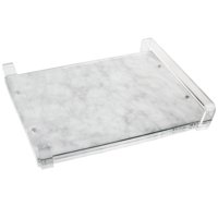 Plateau lancite challenger ah 13 pouces, panneau personnalisé avec pied scintillant et argent, en gourmette trempée