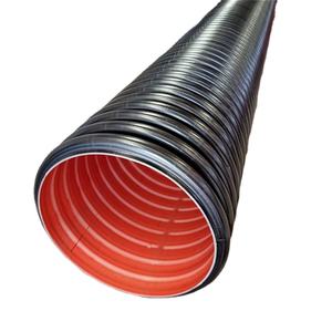 HDPE DN300/DN400/DN600/DN800 шланг ливневой дренажной трубы с двумя водопропускными стенками, гладкая гофрированная труба - Product Image 1