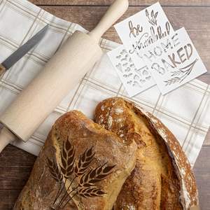 Lot <span class=keywords><strong>de</strong></span> 13 pochoirs pour pain artisanal, moules <span class=keywords><strong>de</strong></span> cuisson, gabarits <span class=keywords><strong>de</strong></span> pâtisserie pour gâteaux et tartes, pour la décoration - Product Image 4