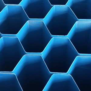 Pvc प्लास्टिक हेक्सागॉन मधुकंघी झुकाव ट्यूब बसने वाले मीडिया पीपी लेमेला स्पष्टीकरण शीट के लिए कस्टम कटिंग - Product Image 2