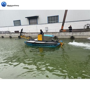 Machine professionnelle amphibie de <span class=keywords><strong>coupe</strong></span> de l'herbe pour rivières, lacs et zones humides - Product Image 1