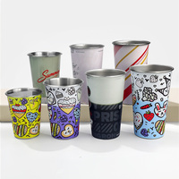 Fabricant OEM, logo personnalisé, tasses à changement de couleur en plastique, acier inoxydable, aluminium, céramique, verre, changement de couleur en fonction de la température
