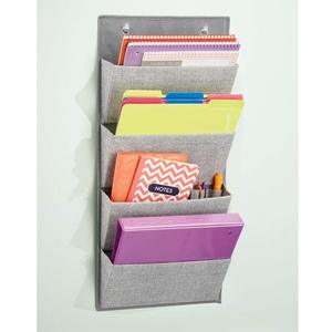 <strong>Over</strong> <strong>Door</strong> <strong>Hanging</strong> <strong>Storage</strong> Organizer with 4 Large Cascading Pockets <strong>Over</strong> <strong>Door</strong> File Holder <strong>Hanging</strong> Wall Pocket <strong>Storage</strong> Organizer - Product Image 2