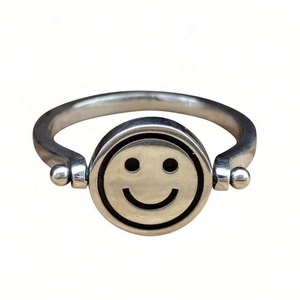 Anillos Giratorios Ajustables Zyo con Diseños Coloridos de Mariposa, Abeja, Corazón, Yin Yang, Panda y Cerdo, Anillos de Esmalte para Aliviar la Ansiedad - Product Image 6