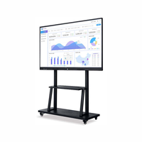 Écran d'affichage LED tactile infrarouge tout-en-un HD 70 pouces avec support au sol pour magasin de détail et graphisme