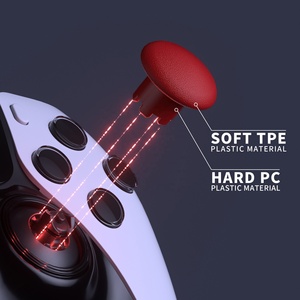 Extremerate ทัมป์แบบถอดได้สีแดงสำหรับ PS5 dualsense ตัวควบคุมขอบจอยสติ๊ก - Product Image 4